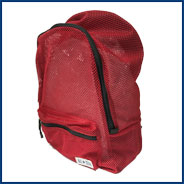 メッシュになったリュック